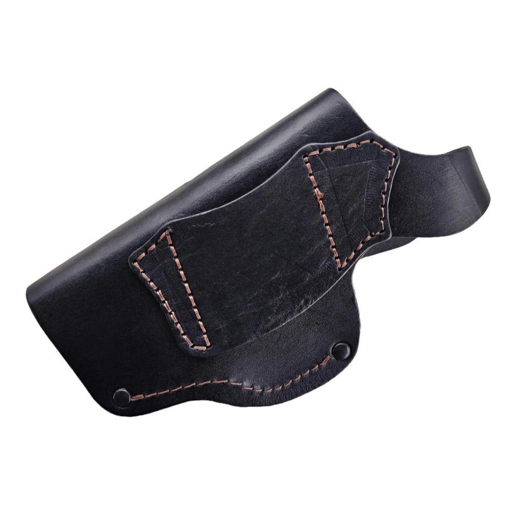 Кобура поясна Glock 17 формована з кліпсою (шкіра, чорна) SV