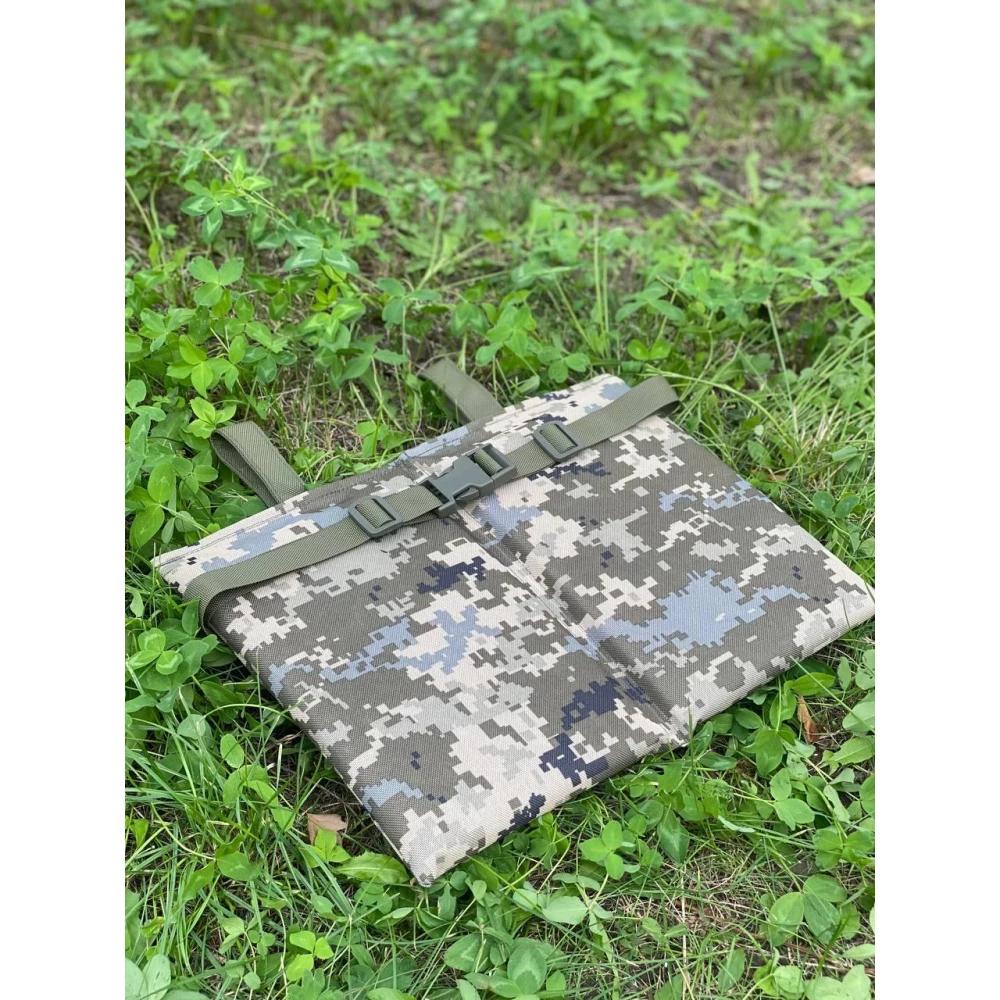 Тактичний каремат для сидіння складний (піджопник) піксель