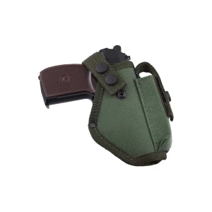 Зображення товара -  Кобура ПМ поясна з чохлом під магазин (Cordura 1000D, олива)