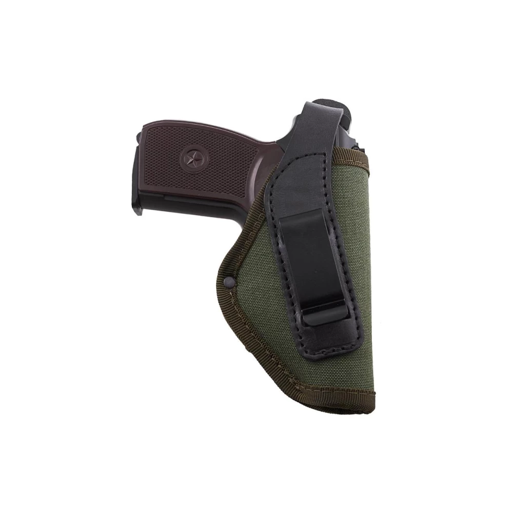 Кобура для ПМ-Макарова поясна + прихованого носіння (cordura 1000D/шкіра, олива)