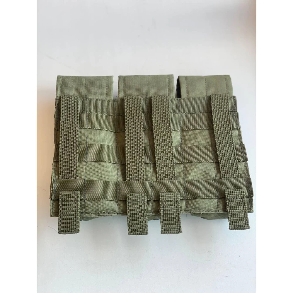 Підсумок потрійний для магазинів АК закритий з MOLLE(Олива)