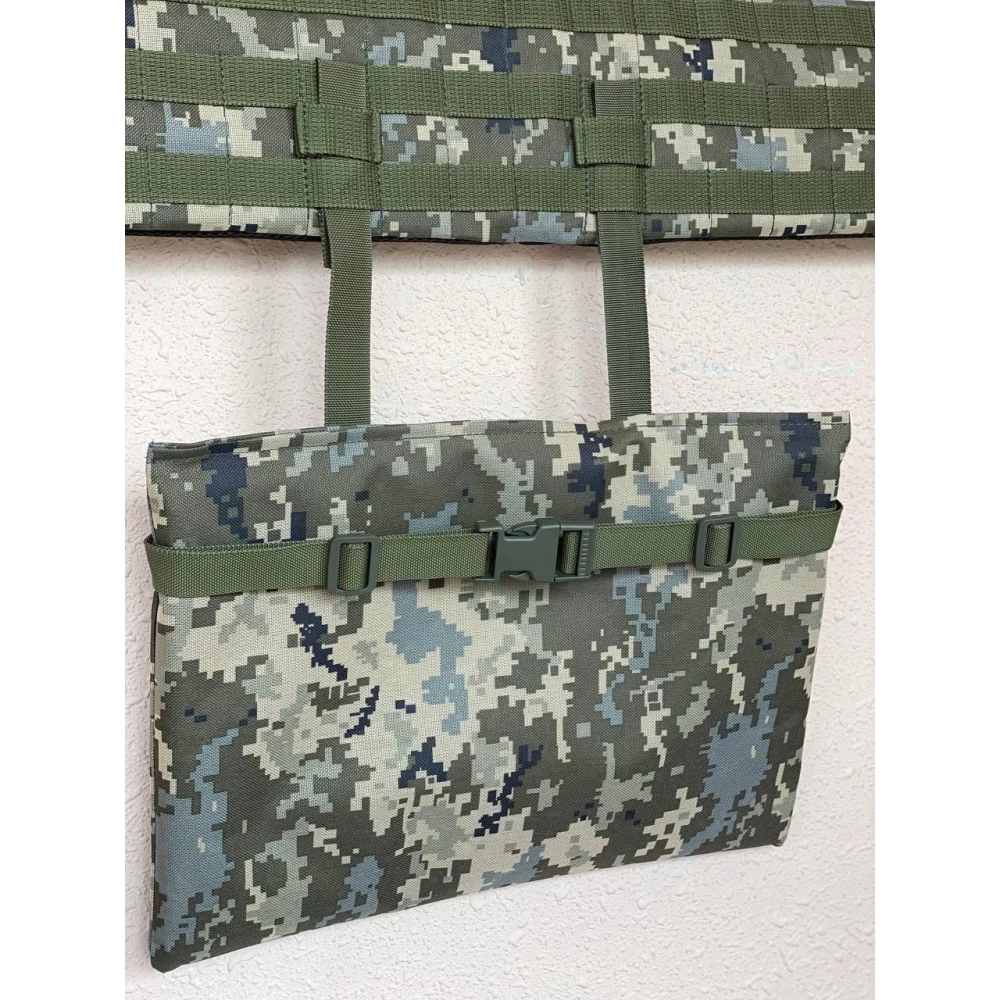 Тактичний каремат для сидіння на системі MOLLE(Піксель)(Олива)(Мультикам)