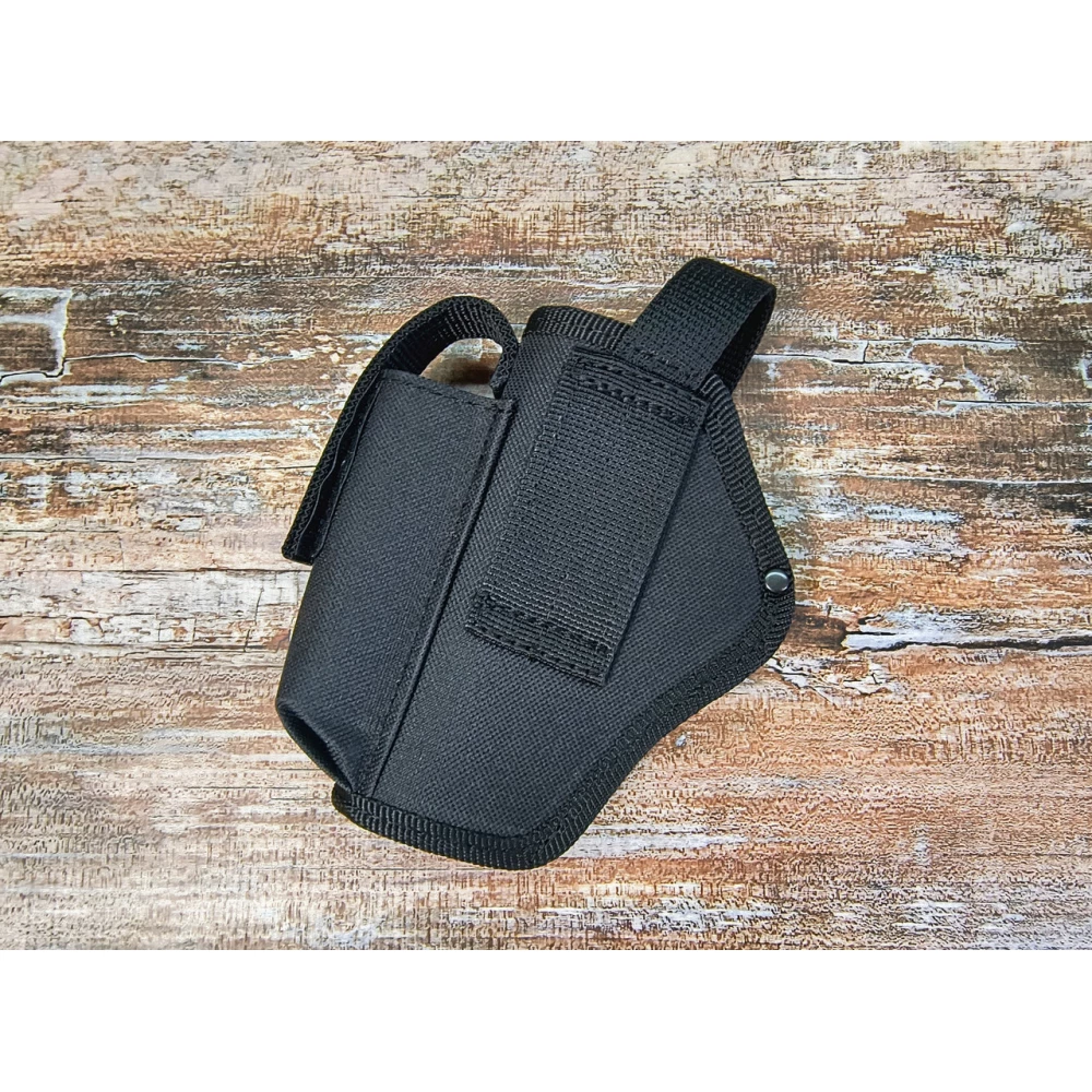 Кобура до G-17 Glock-17 Глок поясна з чохлом підсумком до магазину + шнур тренчик чорна SV