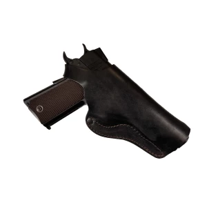 Зображення товара -  Кобура для Colt 1911 поясна не формована (шкіра, чорна)