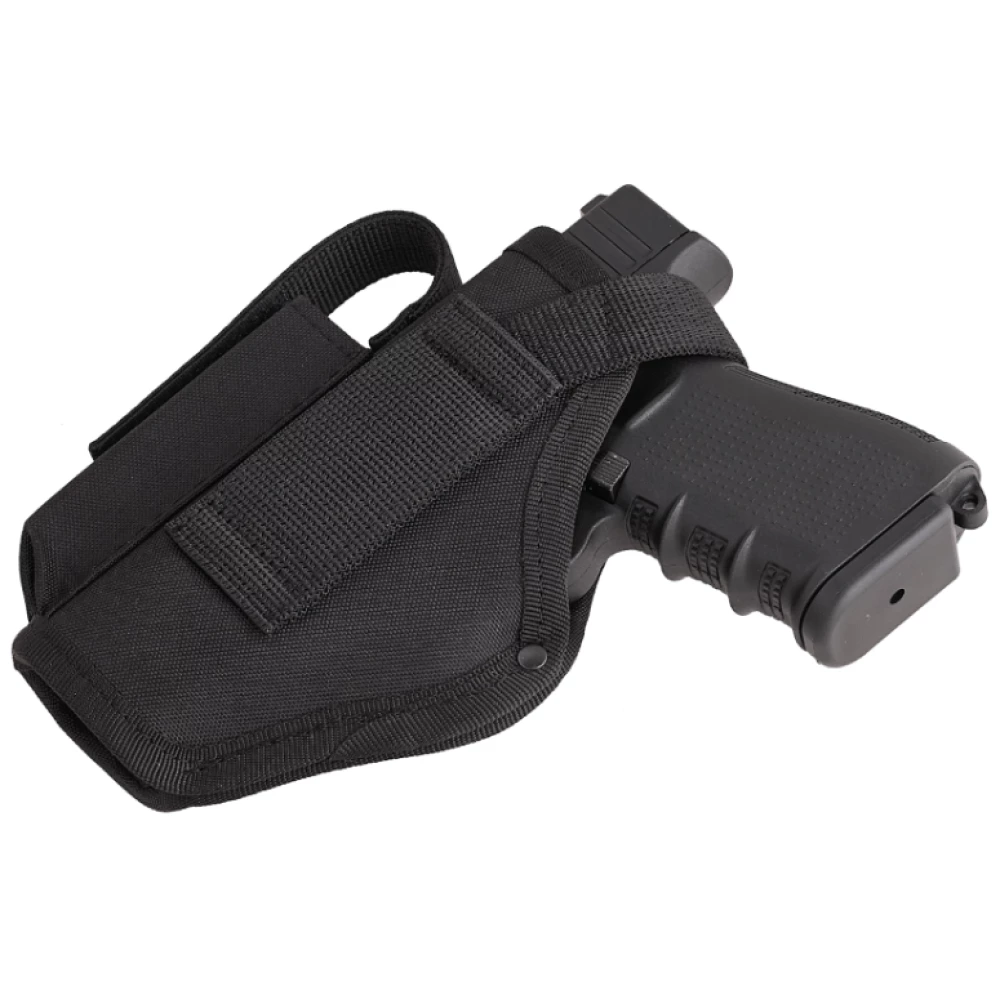 Кобура для Retay G-17, Glock-17 Глок-17 T 910 Flarm поясна з чохлом підсумком для магазину (oxford 600d, чорна)
