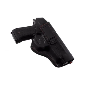 Зображення товара -  Кобура Beretta 92 (Беретта) поясная + скрытого внутрибрючного ношения с клипсой (кожаная, черная) SV