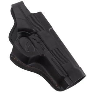 Зображення товара -  Кобура для Beretta 92 (Беретта) на пояс поясная формованная (кожаная, черная) SV
