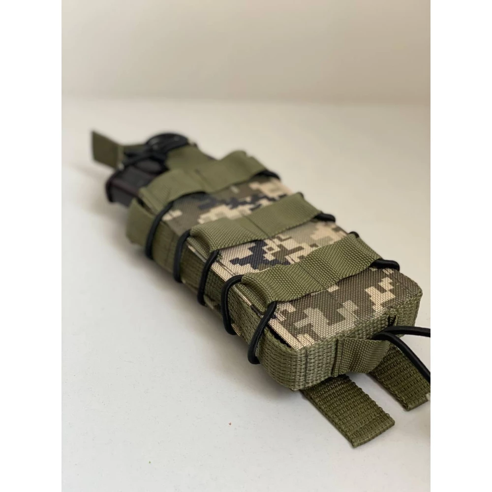 Одинарний штурмовий підсумок для магазинів АК (Мультикам)(Піксель)(Олива)