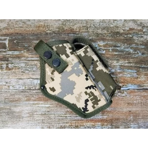 Зображення товара -  Кобура до G-17 Glock-17 Глок поясна з чохлом підсумком до магазину Піксель SV