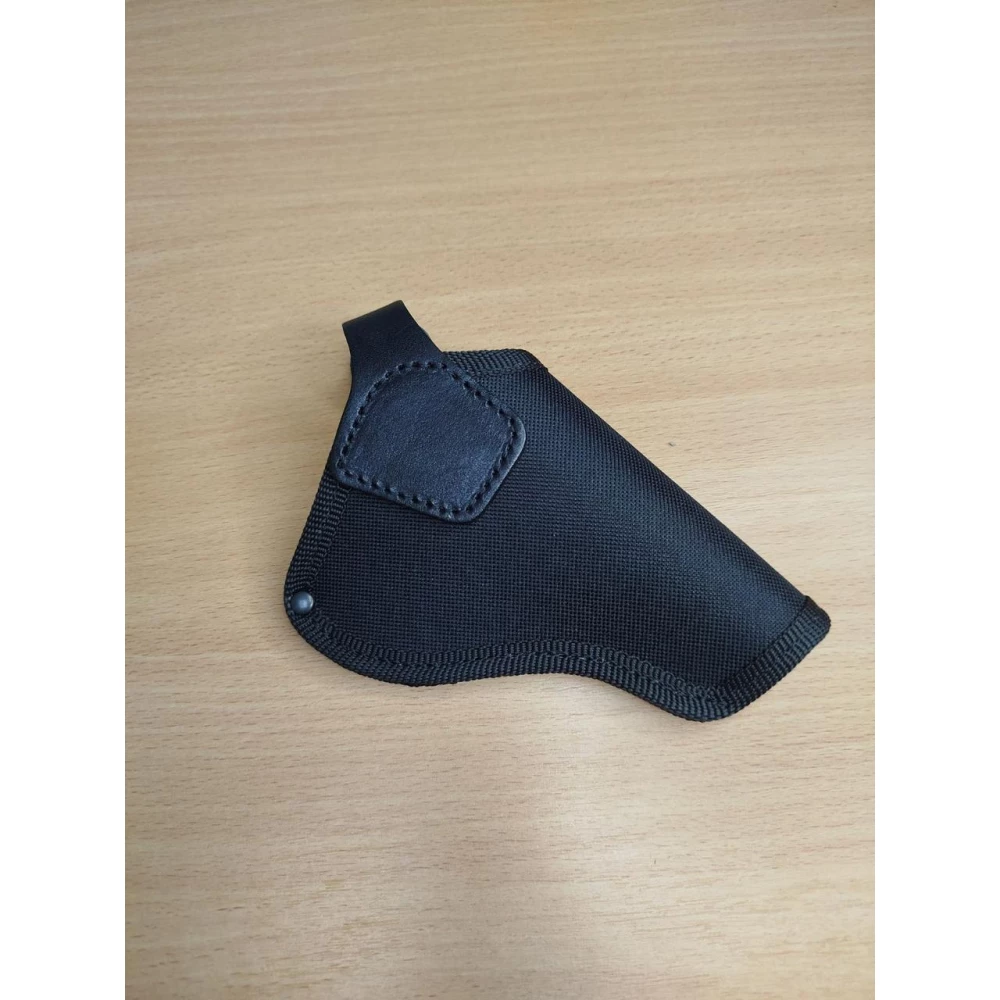 Кобура Револьвер 3 поясная  (cordura1000d/ кожа, черная)
