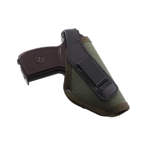 Зображення товара -  Кобура для ПМ-Макарова поясна + прихованого носіння (cordura 1000D/шкіра, олива)